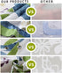Palm Tree Shower Curtain Set with Hook, 36" x 72", Tropical Beach Plant Leaves, Waterproof Bath Curtains