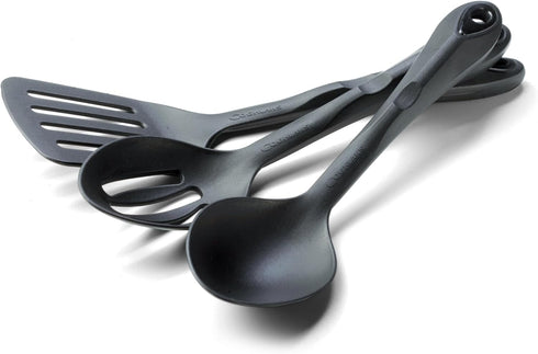 Coghlan's 3-Piece Nylon Utensil Set - Slotted Spoon, Spatula, Serving Spoon, Heat-Resistant for Camping