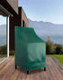 1 Pack-Green RosieLily High Back Patio Chair Covers Waterproof Heavy Duty Stackable Outdoor Bar Stool Cover Brown Patio