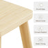 1 Pack Beright Wooden Step Stool for Kids, Children's Stool fit with Sensory Table, Sturdy Sitting Stool with Assembled