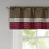 Madison Park Amherst Single Panel Faux Silk Rod Pocket Curtain with Privacy Lining for Living Room, Window Drapes for