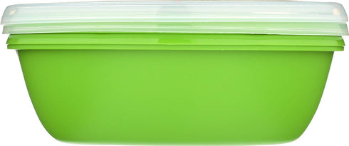 Preserve Dishwasher Safe Sandwich Food Storage Container, Set of 2, Apple Green, BPA Free, Made from Recycled Plastic