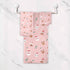Set 3 Sets Pfrewn Christmas Winter Towels of Christmas Symbol with Pink Bathroom Towel Soft Absorbent Bath Hand Towels