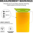 LocknLock Aqua Fridge Door Water Jug, BPA Free Plastic Pitcher with Handle, Flip Top Lid, 2 Quarts, Green