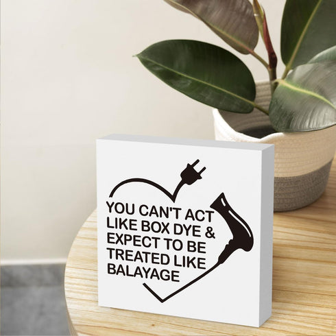 5x5 Inch 013 Funny Hairstylist Gifts for Women & Men - Salon Decor Ideas - Sign