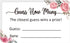 KONKAVA Guess How Many Game Cards, Baby Shower Bridal Shower Game Cards (Pink