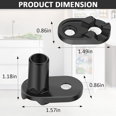 4318165 Refrigerator Door Closer Kit for Kenmore Whirlpool 4318165,WPW10329686,WP2182179,AP3103517,PS358690