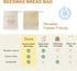Lorine 13 17'', (1 Beeswax Lining Bread Bags, Reusable Bread Bags for Homemade & Sourdough Bread, Large capacity *