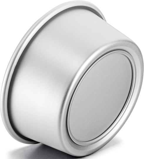 Lawei Round Cake Pan Set - 4" 6" 8" Aluminium Cake Pans with Removable Base for Wedding Birthday Party