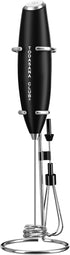 2024 Milk Frother Wand - Best Double Whisk Handheld Mixer for Coffee, Cappuccino, Frappe, Matcha & More