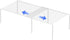 Redrubbit Cabinet Storage Shelf Rack, Expandable Metal Rustproof Kitchen Counter and Cabinet