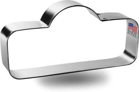 Street Sign Plaque Cookie Cutter, 4.5 Inch - Made in the USA, Foose Cookie Cutters Tin Plated Steel Mold