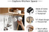 Art Secret 6-Hook Under Cabinet Mug Hanger - 2pcs White