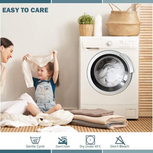 Twin Waterproof Mattress Protector Deep Pocket Cover, 2 Pack Soft Breathable Fitted Noiseless Stretch to 19"