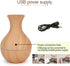 Humidifiers High Capacity Cool Mist Humidifier,for Bedroom,Babyroom, Living Room, Humidifiers (Light Wooden Grain) by Alomejor