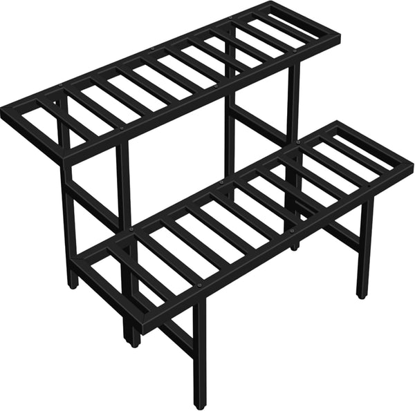 LLAXERGU Plant Stand Indoor Outdoor, Heavy Duty Iron Pedestal Stands Metal Plant Stand