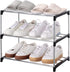 Stackable Small Shoe Rack, 3-Tier Storage and Organization for Entryway, Hallway, and Closet