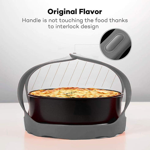 Pressure Cooker Sling, Silicone Bakeware for 6 Qt/8 Qt Instant Pot, Ninja Foodi, Anti-scalding Lifter Steamer Rack,