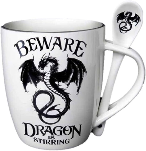 Mug and Spoon Set Dragon Is Stirring