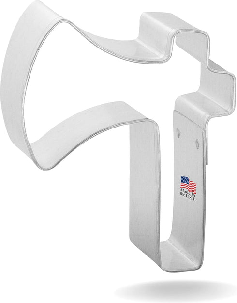 Foose 2.5 in Hatchet Ax Cookie Cutter, US Tin Plate Steel