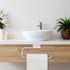 12.4 Inches Steel(White,1 Yaocom Cabinet Door Paper Towel Holder Camper Under Sink No Drilling Paper Towel Storage