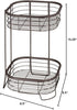 2 iDesign Forma Free Standing Bathroom or Shower Storage Shelves for Towels, Soap, Shampoo, Lotion, Accessories - Tier