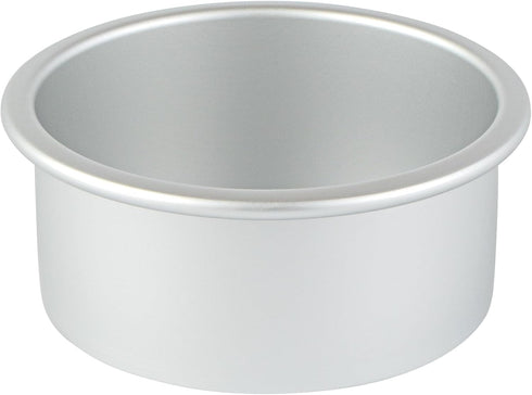 Restaurantware-Met Lux 4 x 2 Inch Straight-Sided Baking Tin, 1 Round Cake Pan, Oven-Ready, Freezable, Anodized Aluminum