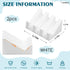 2) Silicone Soap Dish for Bar Soap Holder for Shower Bathroom Self Draining Waterfall Drying Tray Keep Soap Bars Dry