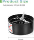 QT 2X Cross Blades with Gaskets, Compatible with Magic Bullet 250W MB1001 Series Replacement Part