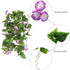 GTIDEA Artificial Vines - 2pcs 15Feet Morning Glory Hanging Plants, Silk Garland for Home Garden Decor
