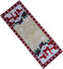Table Runner with Trio of Snowmen, Sparkling Snowflakes, Trees and Glitter Tapestry 36 inches for Winter and Christmas