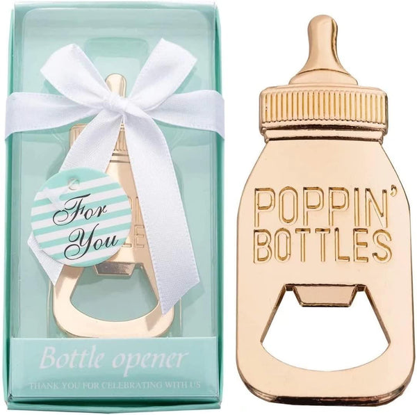 24Pack Poppin Bottle Openers for Baby Shower Favors Boy Baby Shower Return
