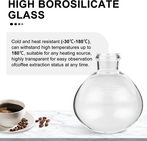 Maker(5 Cups(600ml)) YUCHENGTECH Siphon Syphon Coffee Maker Tabletop Glass Siphon Pot Glass Technica Siphon Vacuum