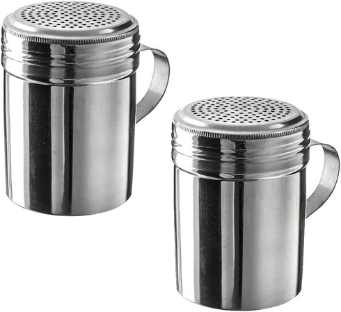 10 oz Stainless Steel Dredge with Handle, Pack of 2