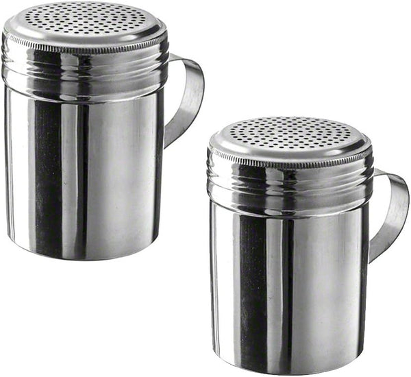 10 oz Stainless Steel Dredge with Handle, Pack of 2