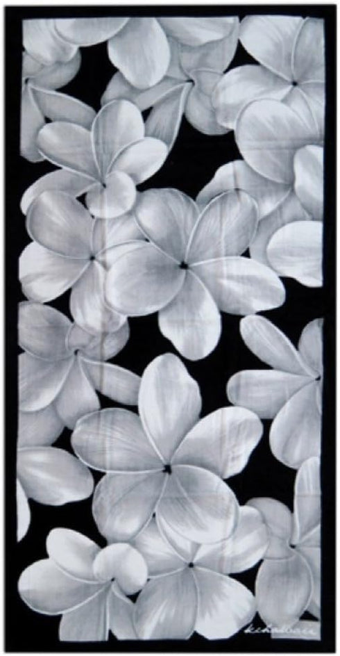 KC Hawaii Aloha Pua Beach Towel, 30" X 60"