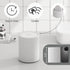 Desk,1.5L Countertop Mini Desk Trash Can with Lid for Brushed Stainless Steel Trash Can with Lid for Desktop Car Office