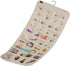 Hanging Jewelry Organizer, 80 Pocket Accessories Organizer for Holding Jewelry, Beige.