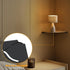 1Pack 9 Corner Shelf Wall Mount, Floating Corner Shelves,Corner withs Wire Hole for TV, Cable Box,Corner Wall Shelf