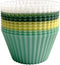 Silicone Muffin Baking Cups, 12 Pack Reusable Non-stick Cupcake Liners, BPA Free, Dishwasher Safe