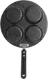 HEEPDD 4 Cup Egg Frying Pan, 24.5cm Non Stick Omelet Pan for Breakfast Pancake Egg Burger Steak