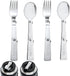 Spoon Fork for THERMOS FUNTAINER Food Jar, Multifunctional Folding Tableware for Travel
