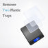 NEXT-SHINE Gram Scale, Weighs Up to 500g (0.01g), Mini Pocket Size Digital Coffee Espresso Scales with 2 Plastic Trays