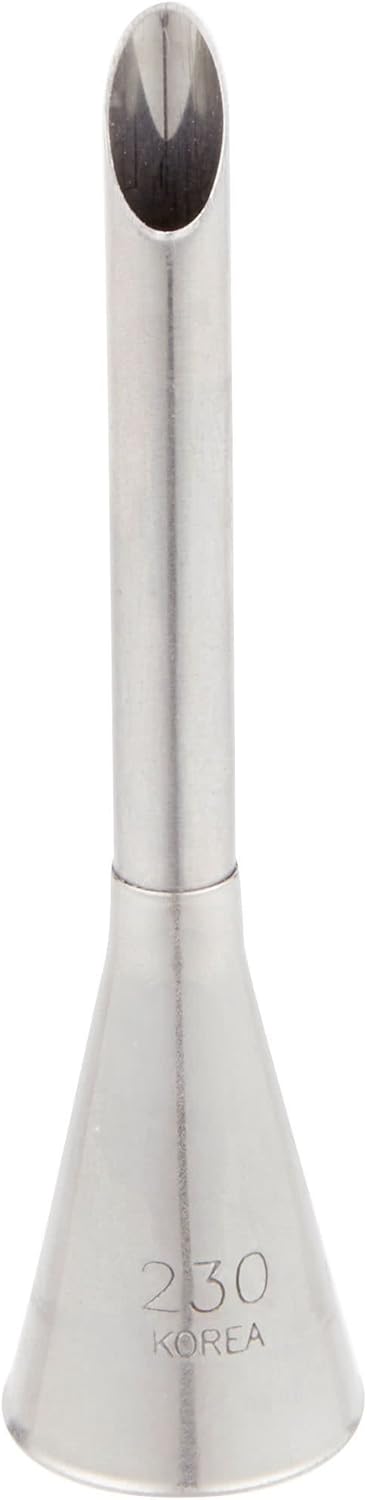 Ateco 230 Bismark Metal Piping Tip, 2 7/8" - Great for filling donuts, cupcakes, and pastries