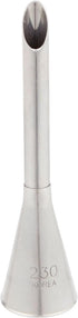 Ateco 230 Bismark Metal Piping Tip, 2 7/8" - Great for filling donuts, cupcakes, and pastries