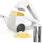 NEZUIBAN Cheese Grater with Handle, Rotary Cheese Grater,Vegetable, Chocolate, Hard Cheese & Nut