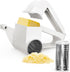 NEZUIBAN Cheese Grater with Handle, Rotary Cheese Grater,Vegetable, Chocolate, Hard Cheese & Nut