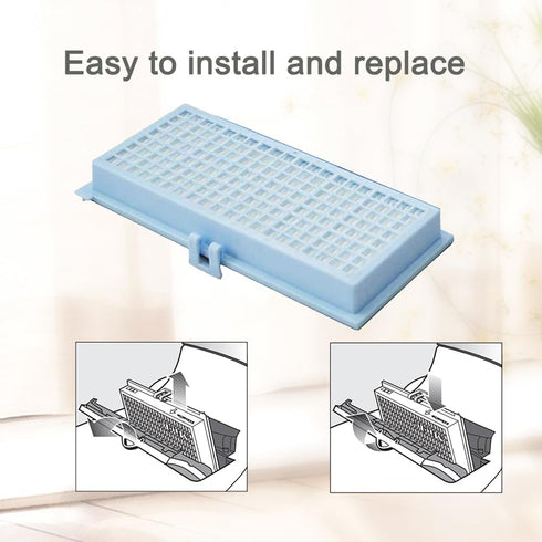 EZ SPARES 2Pcs Replacement for Miele SF-AH30 S7000 Hepa Filter for Miele S624 S658 Canister Vacuum Cleaner