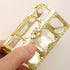 Fdit 12pcs Square Treasure Chest Shape Wedding Candy Box - Chocolates Container Jar Decoration for Children's Day