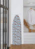 WIRESTER 15x54 Inch Ironing Board Cover, Silicone Coating, Replacement Cover with Elastic Edge, Bulldog Design